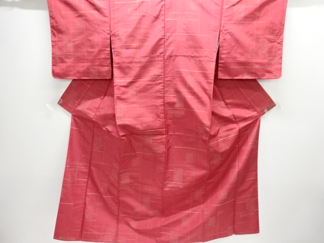 JAPANESE KIMONO / TSUMUGI / WOVEN ABSTRACT